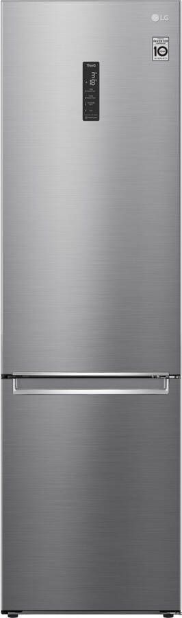 LG GBB72PZUGN.APZQEUR koel-vriescombinatie Vrijstaand 384 l D Roestvrijstaal
