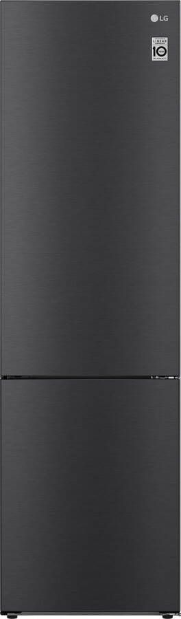 LG GBP62MCNAC klasse A 384 L koel-vriescombinatie Total No Frost koelkast met vriesvak deurCooling+ laag geluidsniveau 59 5 x 67 5 x 203 cm mat zwart [energieklasse A]