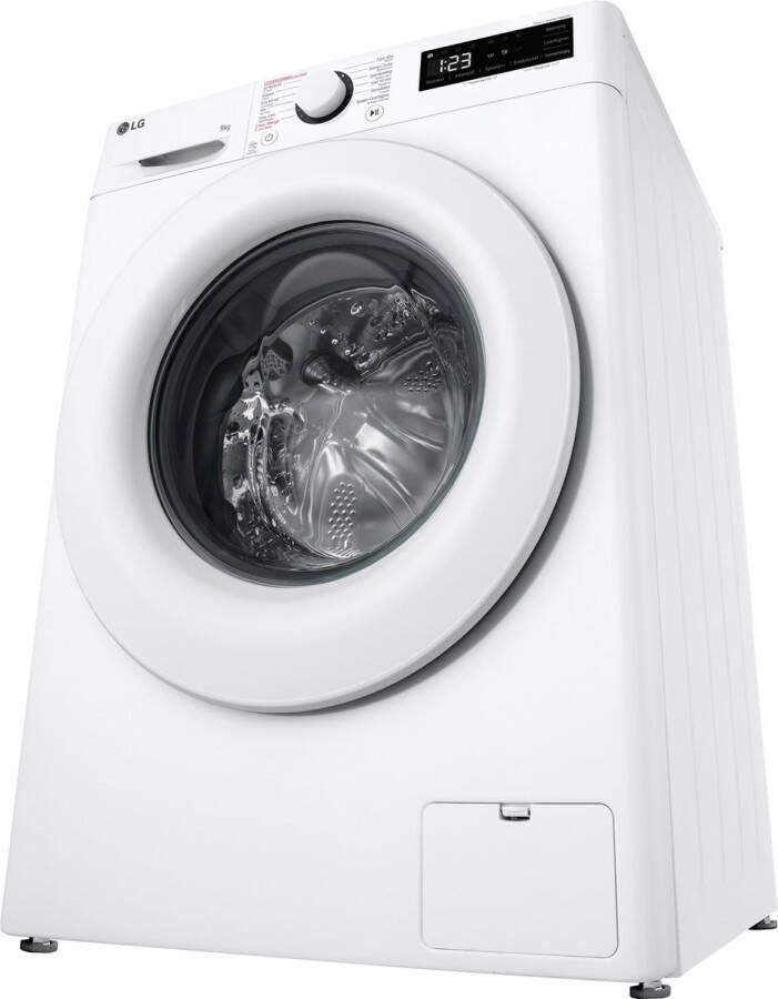 LG GC3R309S3 A-10% 9 kg Wasmachine Slimme AI DD™ motor Hygiënisch wassen met stoom Beste zorg met 6 Motion