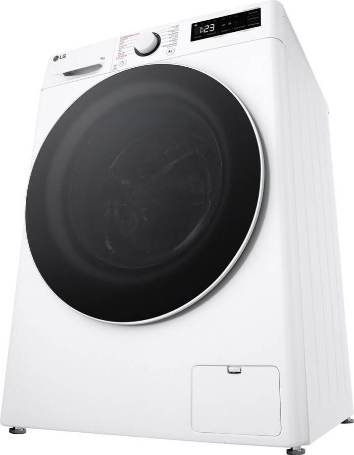 LG GC3R509S0 A-10% 9 kg Wasmachine met TurboWash™ 39 Slimme AI DD™ motor Hygiënisch wassen met stoom Beste zorg met 6 Motion