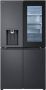 LG GMG960EVEE French Door model 4 deurs CRAFT ICE (ijsballen van 5 cm ) Metal Fresh (achterwand is van RVS dit is hygienischer en koelt sneller) Black Steel - Thumbnail 1