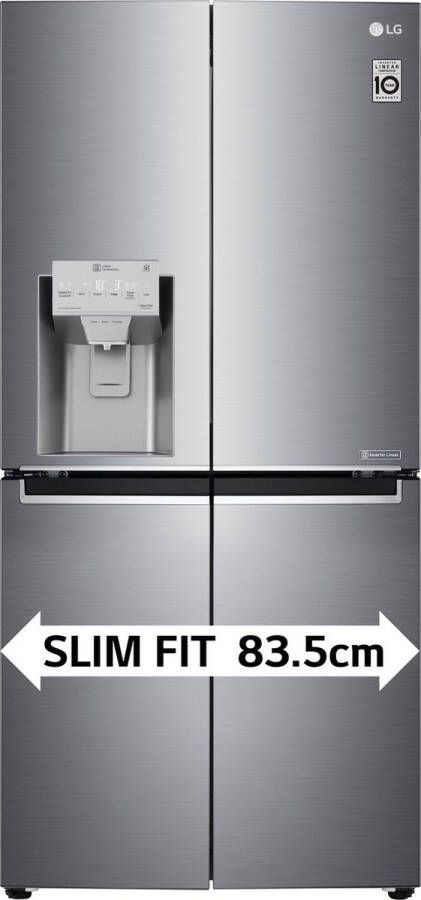 LG GML844PZAE Amerikaanse Koelkast met DoorCooling+™ Smal design 427L inhoud Water- & ijsdispenser met UVnano™ Total No Frost Inverter Linear Compressor - Foto 1