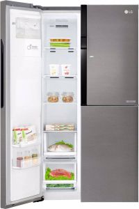 LG GSJ361DIDV Amerikaanse koelkast met Door-in-Door™ 606L inhoud Water- en ijsdispenser Moist Balance Crisper™ Total No Frost Inverter Linear Compressor