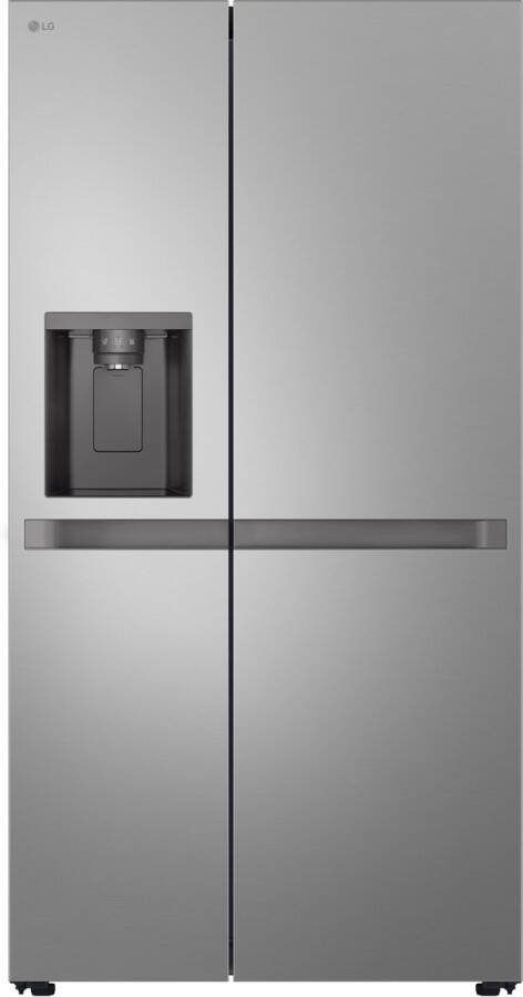 LG GSLC41PYPE Amerikaanse koelkast 641L met water- en ijsdispenser zonder leidingwerk SpacePlus icemaker LinearCooling voor stabiele versheid ruime 641L inhoud voor gezinnen en stille energiezuinige koeling Energieklasse E