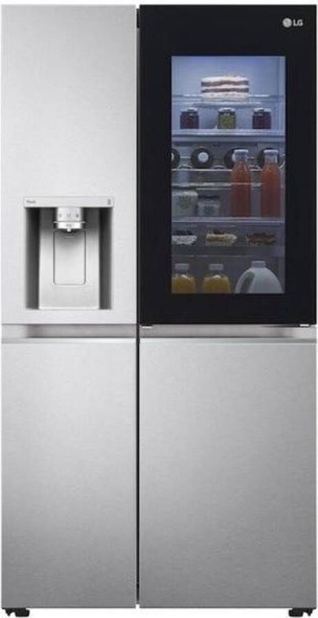 LG GSXV90BSDE Amerikaanse koelkast met Instaview Door-in-Door™ Door Cooling+™ Water- en ijsdispenser met UV Nano™ Craft Ice™ 635L inhoud Total No Frost Inverter Linear Compressor - Foto 1