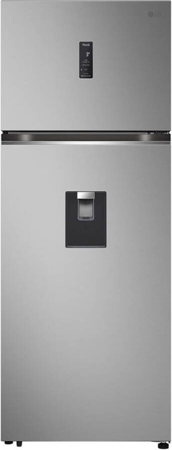 LG GTFV44PYBKD koel-vriescombinatie Vrijstaand 459 l E Zilver