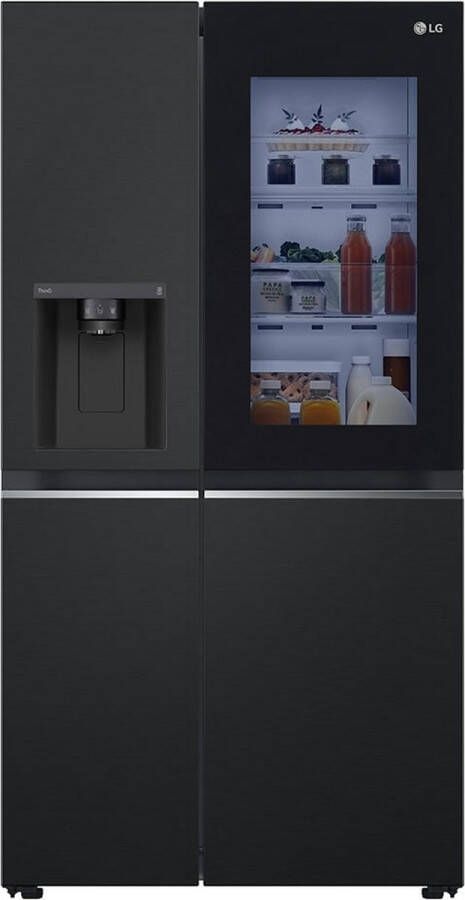 LG InstaView GSGV80EPLD Vrijstaand Amerikaanse deur Zwart Grafiet 2 deur(en) Touch LED - Foto 2