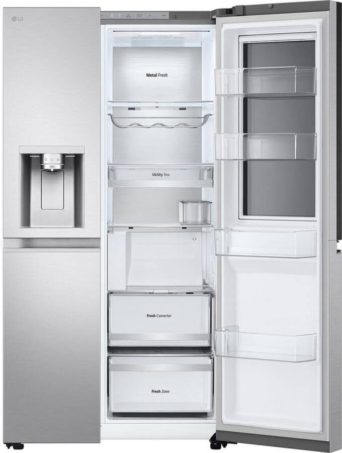 LG InstaView GSXE90BSAD American-Style Smart Fridge