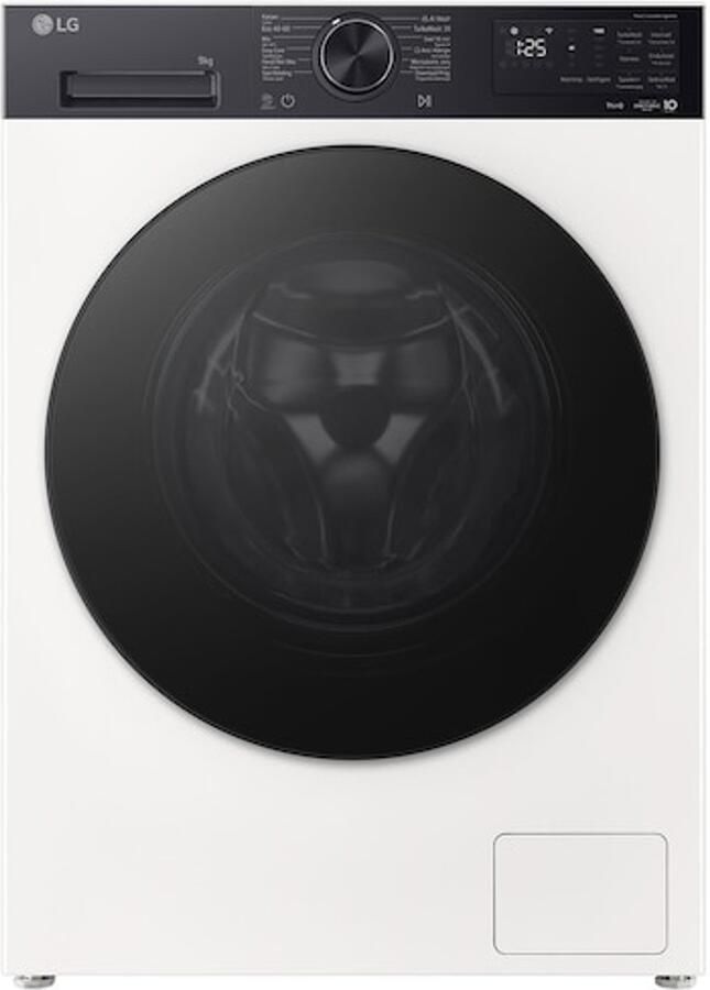 LG 9 kg Wasmachine wit energiebesparend AI DD™F4X5009THB
