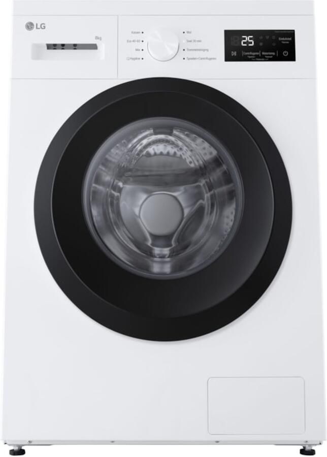 LG F4A10S8NWK Wasmachine 8 kg 1.400 TPM stoomwasprogramma AI DD systeem Energielabel A ThinQ app - Foto 2