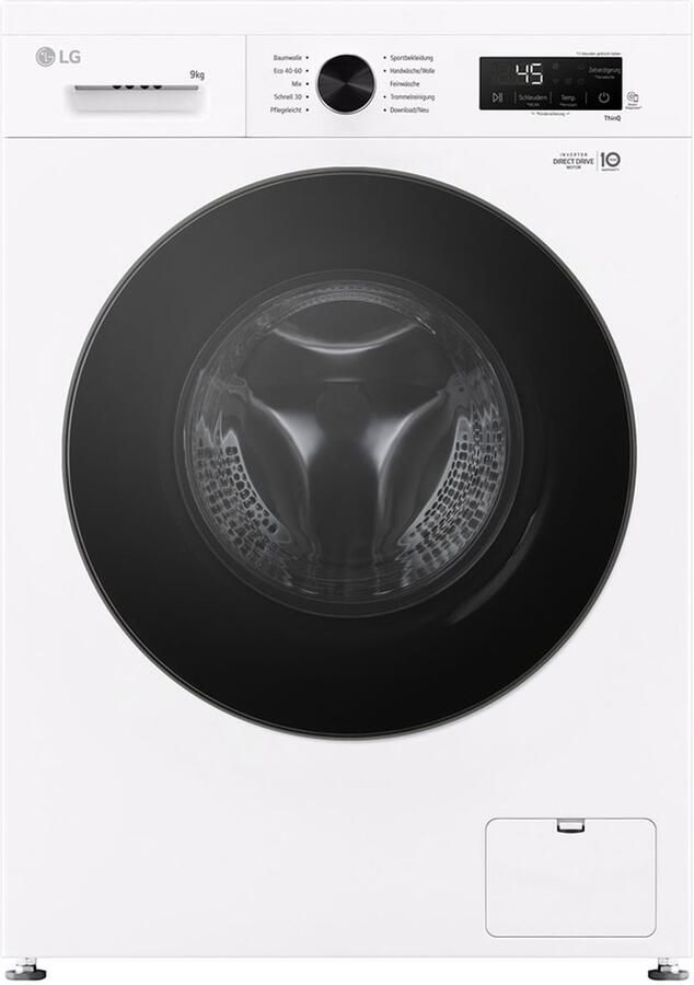 LG F4WB309Y wasmachine Voorbelading 9 kg 1400 RPM Wit