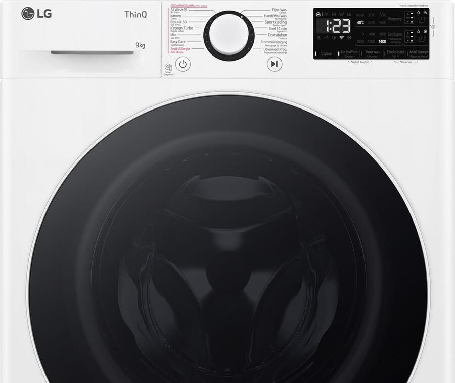 LG F4WR3509S0W A-10% 9 kg Wasmachine Slimme AI DD™ motor EzDispense™ (automatisch Doseren) Hygiënisch wassen met stoom ThinQ™ - Foto 2