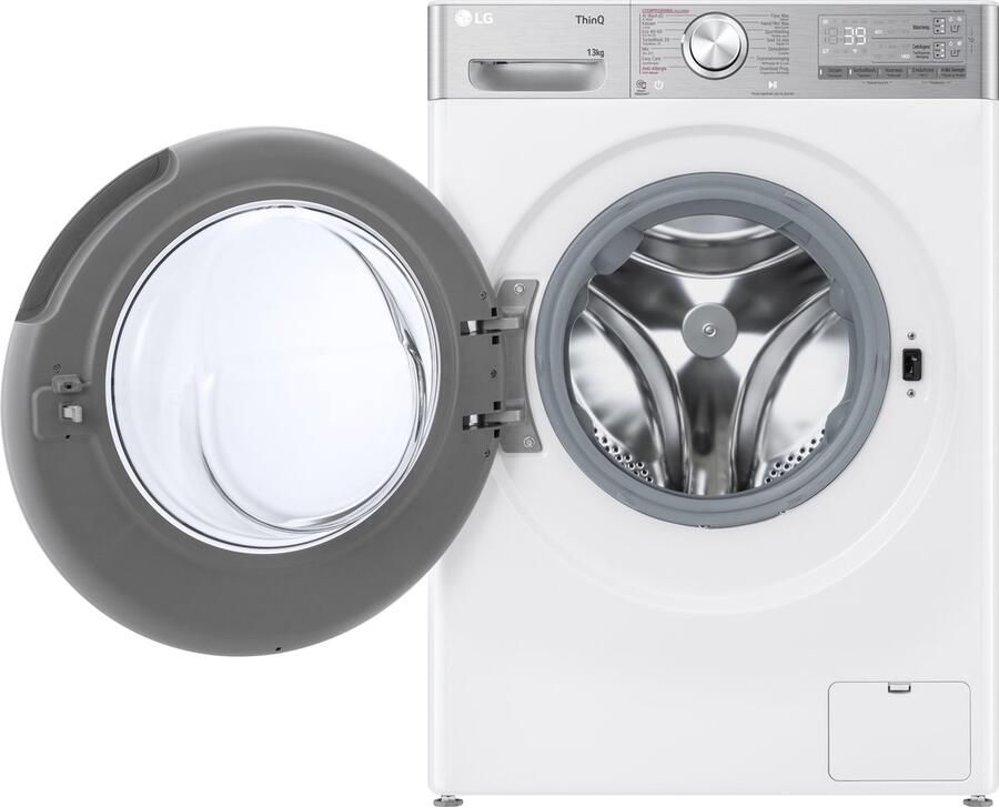 LG F4WR9513S2W A-10% 13 kg Wasmachine met TurboWash™ 39 Slimme AI DD™ motor EzDispense™ Hygiënisch wassen met stoom ThinQ™