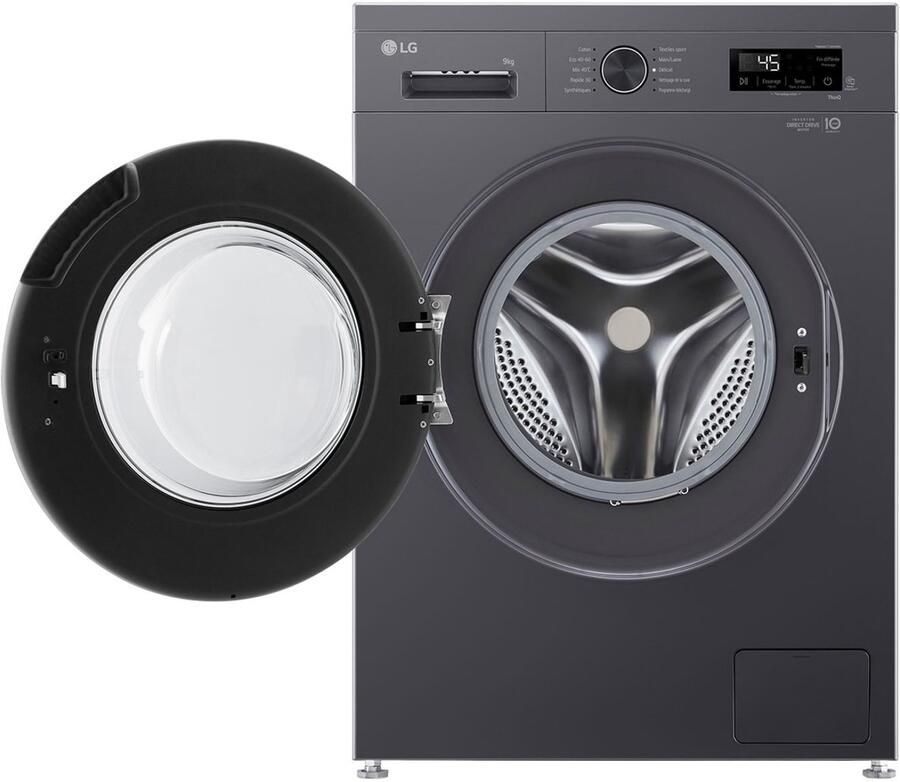 LG F94B15MBS Wasmachine 9 kg FRANSE display Steam™ Energie A