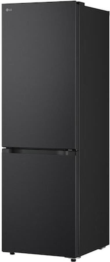 LG GBBS312BEV Koel-vriescombinatie 333L Zwart DoorCooling voor gelijkmatige koeling Zero Clearance voor een naadloze pasvorm ThinQ bediening Energieklasse B
