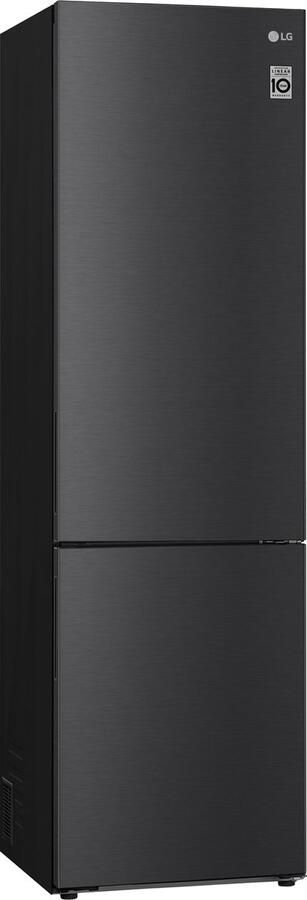 LG GBP62MCNAC klasse A 384 L koel-vriescombinatie Total No Frost koelkast met vriesvak deur Cooling+ laag geluidsniveau 59 5 x 67 5 x 203 cm mat zwart [energieklasse A]