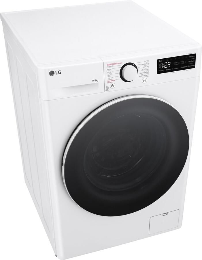 LG GD3R509S0 9 6 kg en A-10% Was-droogcombinatie met Slimme AI DD™ motor Hygiënisch wassen met stoom ThinQ™