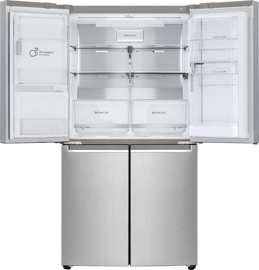 LG GMJ945NS9F Amerikaanse koelkast met DoorCooling+™ 638L inhoud Door-in-Door™ Water- en ijsdispenser met UVnano™ Total No Frost Inverter Linear Compressor