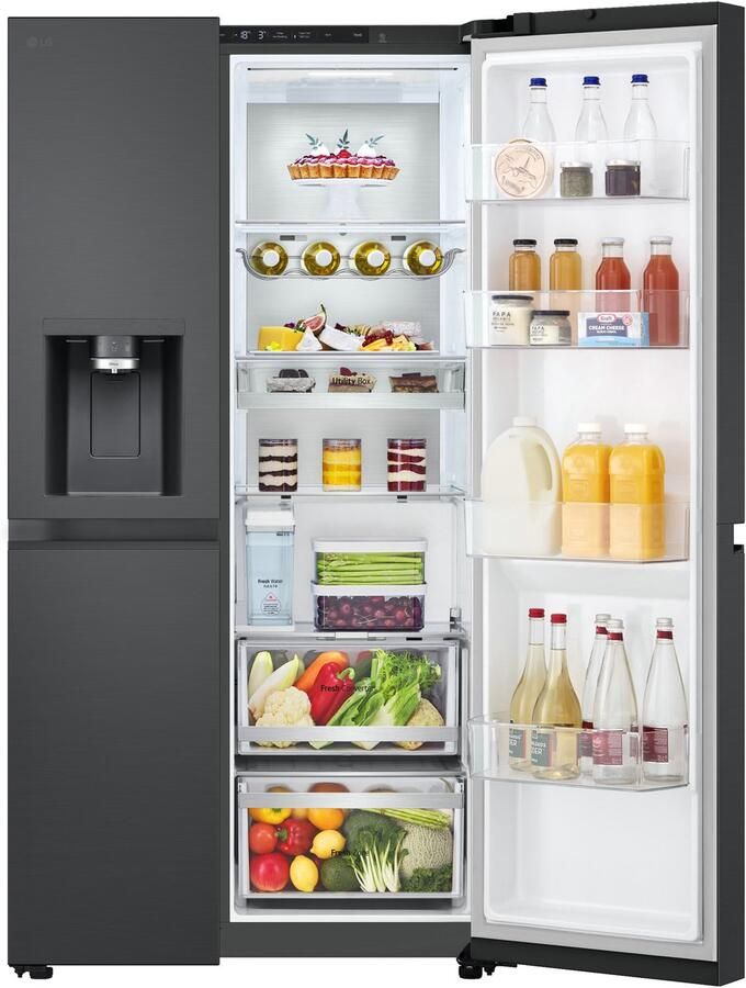 LG GSLE91EVAC – Amerikaanse Koelkast – No Frost – Water- en Ijsdispenser – 628 L