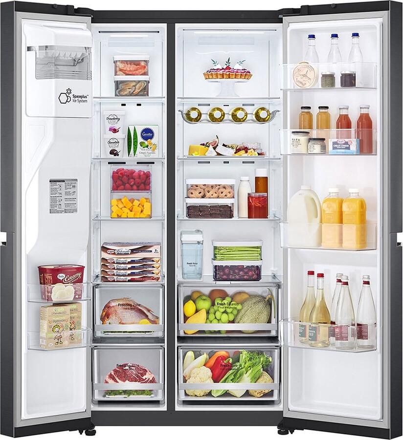LG Side-By-Side GSLV71MCLE | Vrijstaande koelkasten | Keuken&Koken Koelkasten | 8806091424846