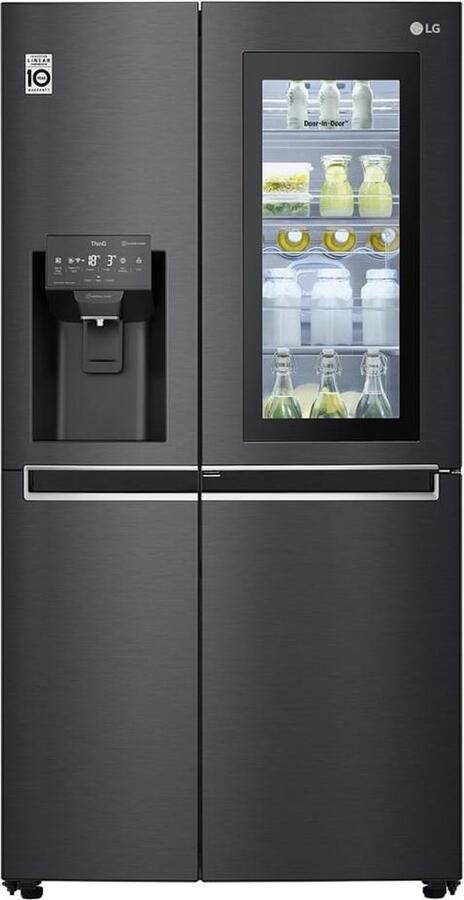 LG GSX961MCCE amerikaanse koelkast Vrijstaand 625 l Zwart