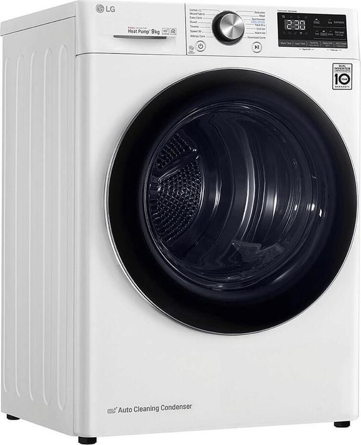 LG RC90V9AV3Q 9 kg droger met DUAL inverter Heat Pump™ Supersnel of Superzuinig Auto Cleaning Condensor ThinQ - Foto 2