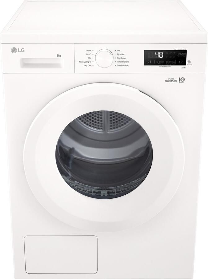 LG RHX1008NWH Warmtepompdroger