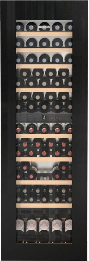 Liebherr EWTGB3583-21 wijnkoeler Vinidor Inbouw Zwart 83 flessen wijnklimaat kast met 2 temperatuur zones wijnkoelkast voor 83 flessen