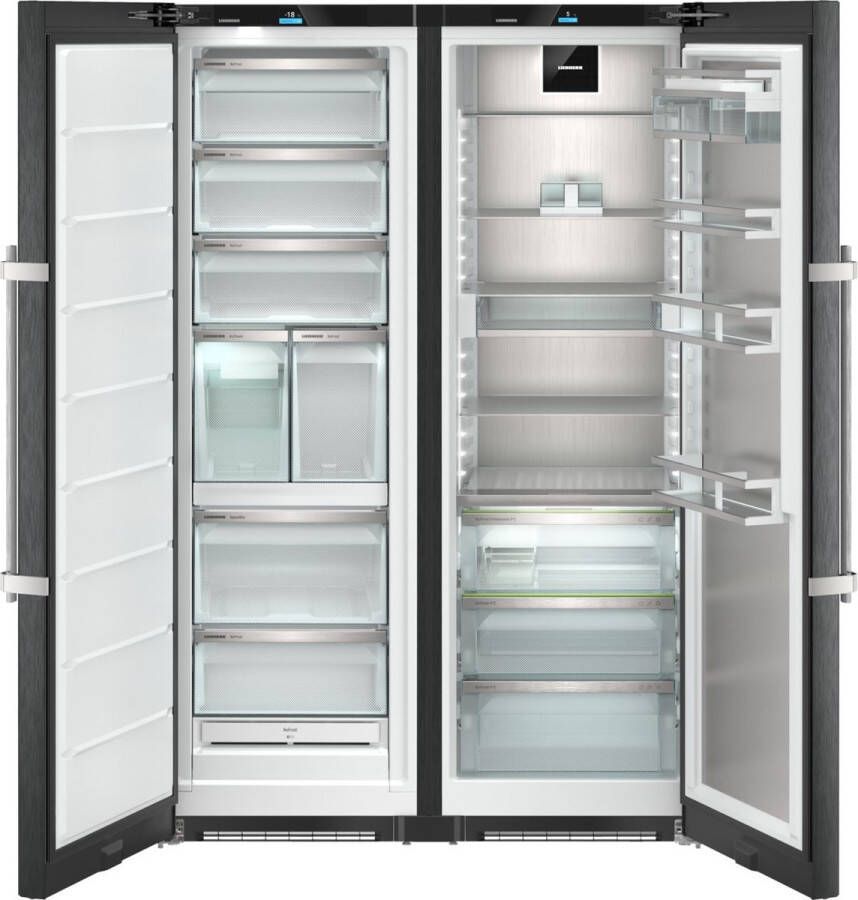 Liebherr 992355551 amerikaanse koelkast Vrijstaand 665 l D Zwart