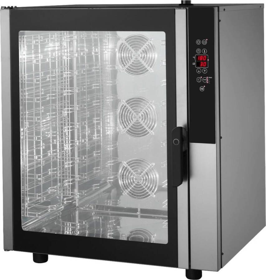 Maxima Combisteamer 10 Bakken (1 1 GN 60 x 40 cm) Digitaal Display 400V - Foto 2