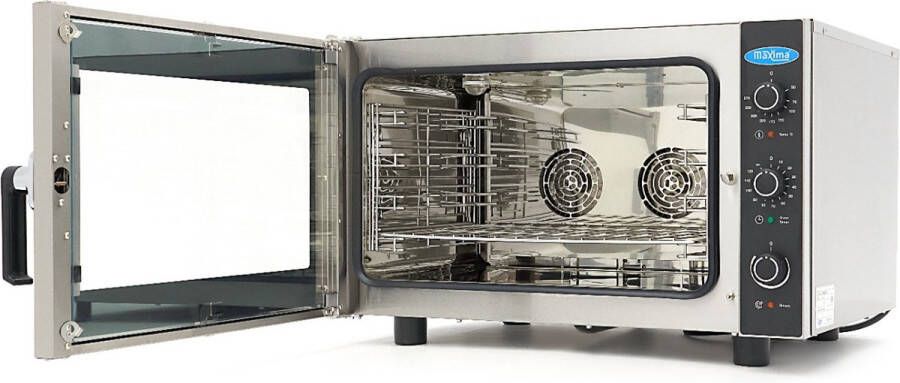 Maxima Combisteamer 4 Bakken (1 1 GN 60 x 40 cm) Analoog 400V - Foto 2