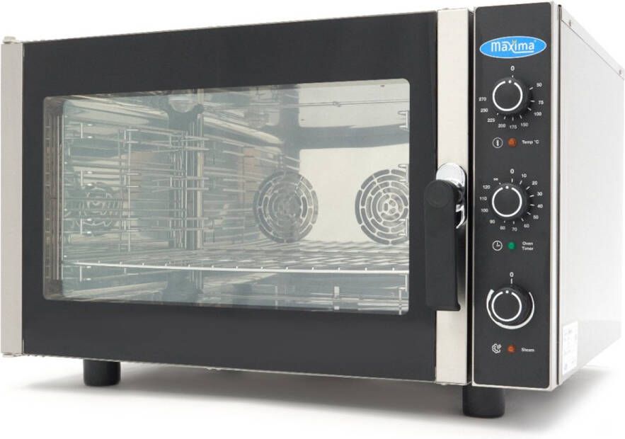 Maxima Combisteamer 4 Bakken (1 1 GN 60 x 40 cm) Analoog 400V