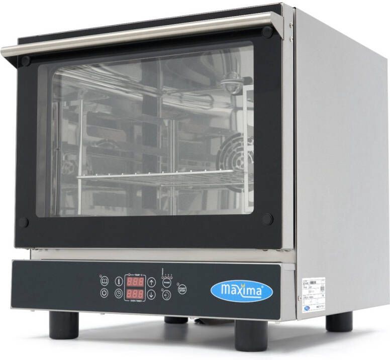 Maxima Combisteamer 4 x 2 3 GN Bakken Digitaal Display