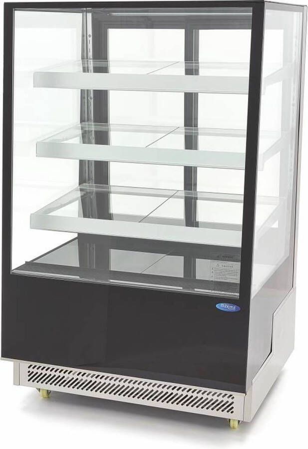 Maxima Gebaksvitrine 400 L 90 cm op Wielen Koelvitrine - Foto 1