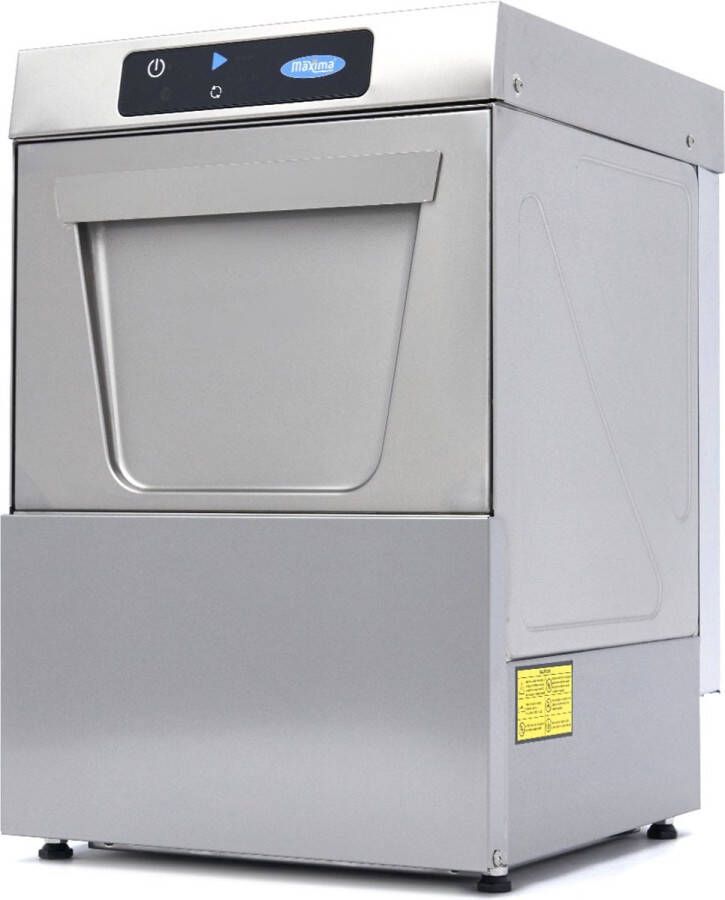 Maxima Glazenspoelmachine 35 x 35 cm met Glansspoelpomp Digitaal Display 230V