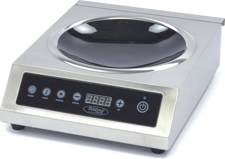 Maxima Horeca Inductie Wok Wokbrander Professioneel 3500W - Foto 1