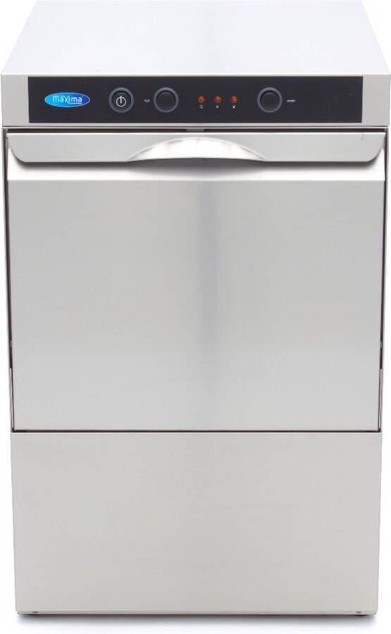 Maxima Horeca Vaatwasser 40 x 40 cm met Afvoer- Glansspoel- en Zeeppomp 230V - Foto 3