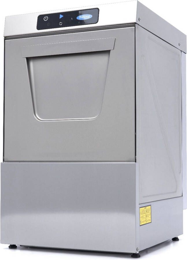 Maxima Horeca Vaatwasser 40 x 40 cm met Afvoer- Glansspoel- en Zeeppomp Digitaal Display -230V - Foto 3