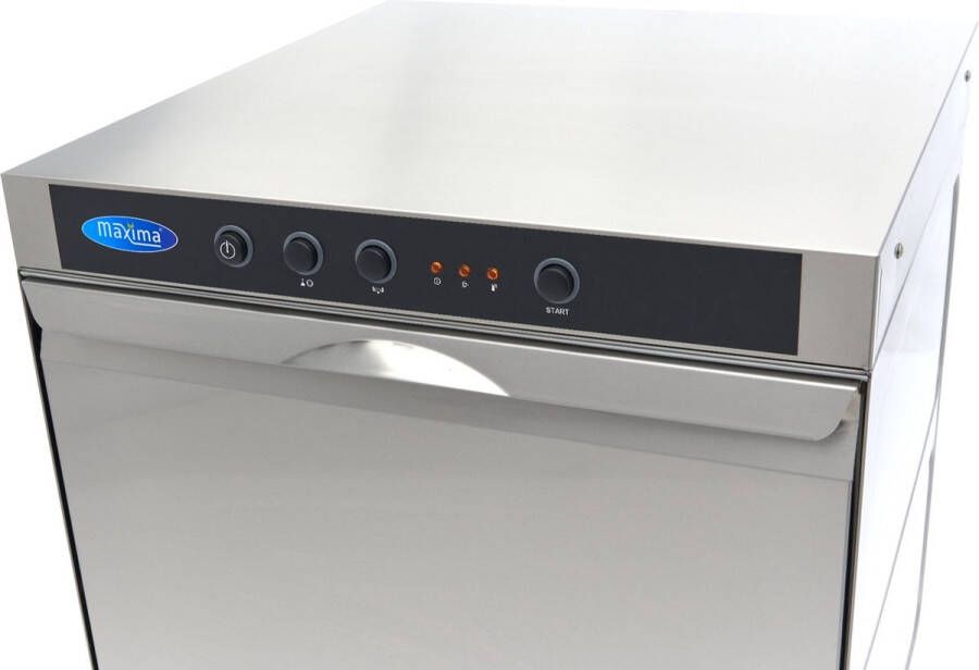 Maxima Horeca Vaatwasser 50 x 50 cm met Glansspoelpomp 400V - Foto 2