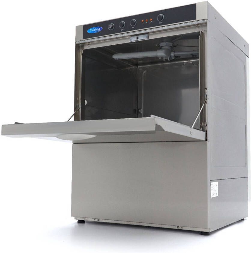 Maxima Horeca Vaatwasser 50 x 50 cm met Glansspoelpomp 400V