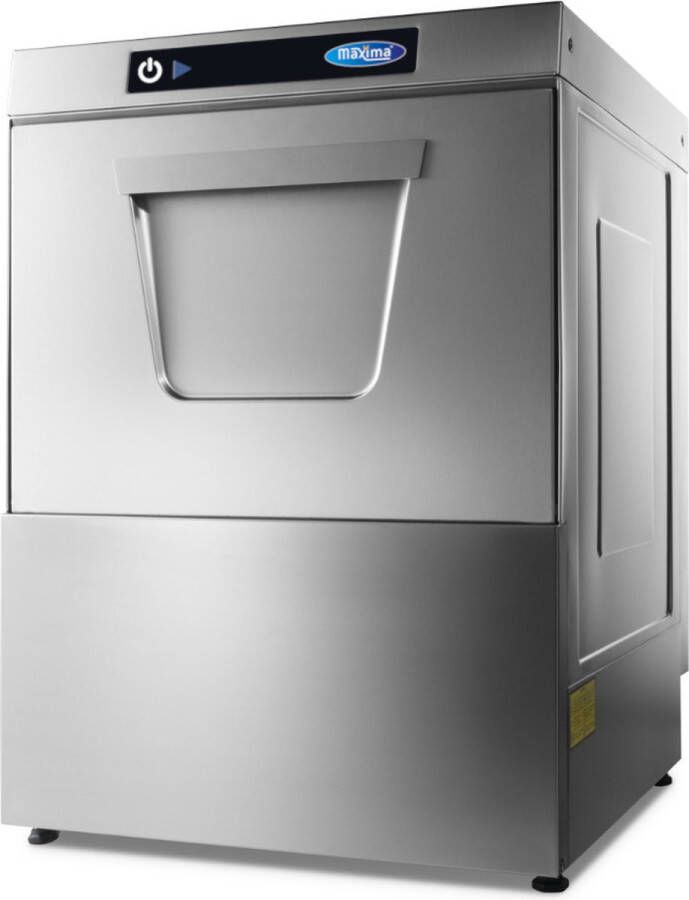 Maxima Horeca Vaatwasser 50 x 50 cm met Glansspoelpomp Digitaal Display 230V