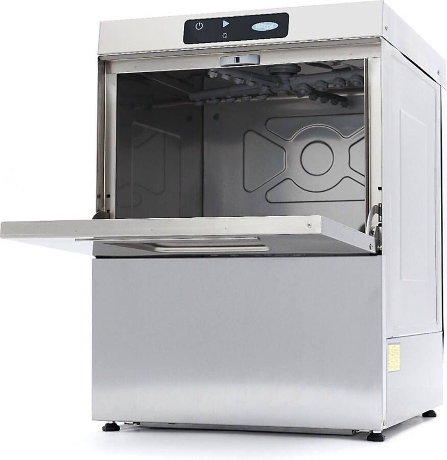 Maxima Horeca Vaatwasser 50 x 50 cm met Glansspoelpomp Digitaal Display 230V
