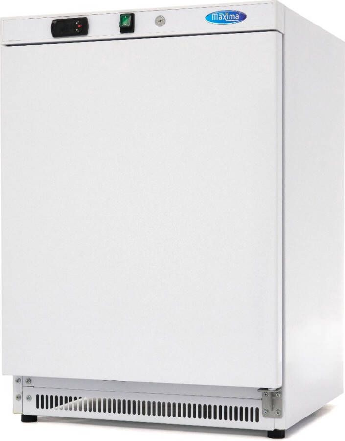 Maxima Koelkast 200 L 3 Verstelbare Roosters Wit Tafelmodel Horeca