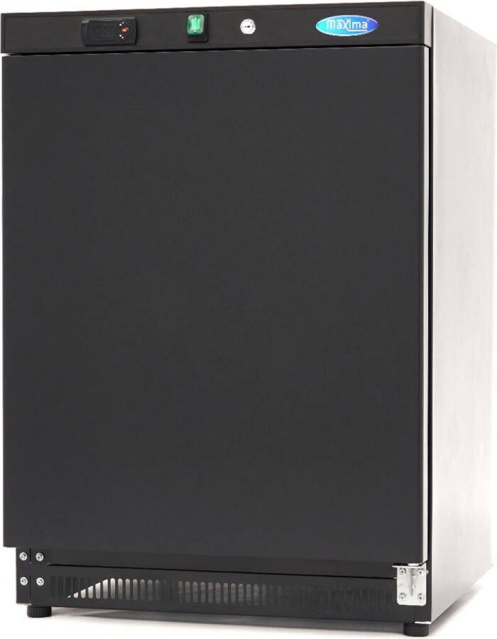 Maxima Koelkast 200 L 3 Verstelbare Roosters Zwart Tafelmodel Horeca
