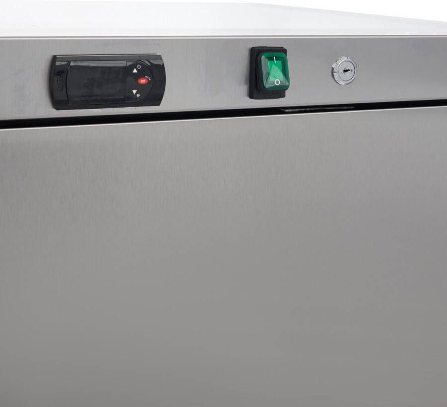 Maxima Koelkast 400 L 4 Verstelbare Roosters Rvs Horeca Koeling Professioneel 400 liter