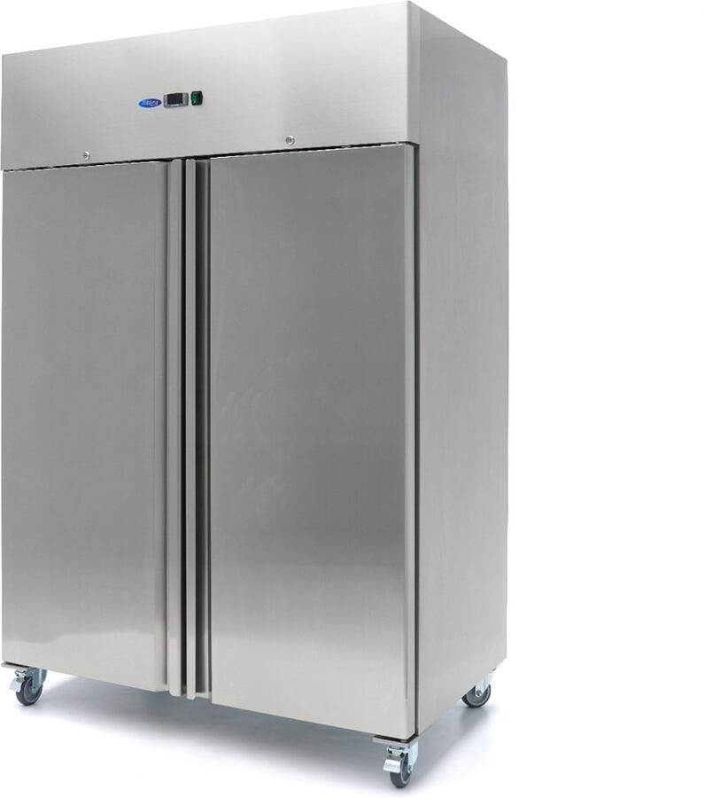 Maxima Vrieskast 1200 L 6 Verstelbare Roosters (2 1 GN) Rvs op Wielen - Foto 2