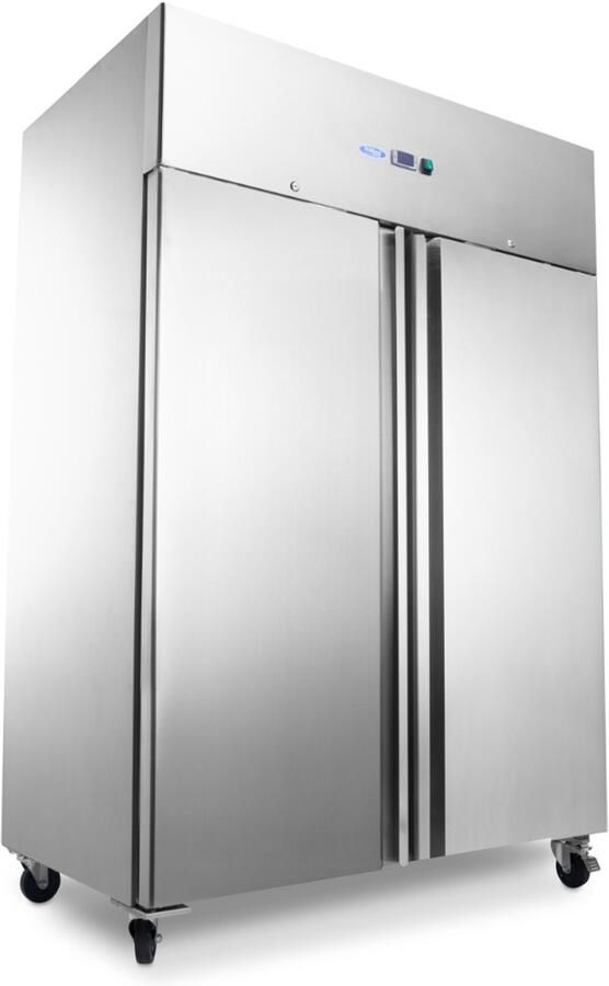 Maxima Vrieskast 1400 L 6 Verstelbare Roosters (2 1 GN) op Wielen incl. Roosters