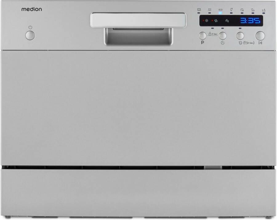 MEDION tafelvaatwasser DWT60 (capaciteit voor 6 couverts 7 reinigingsprogramma's ECO-programma LED-display 47 dB MD37496) - Foto 2