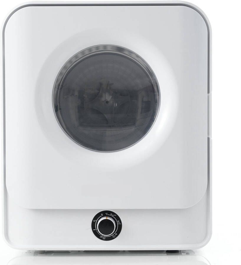 Merax Mini Droger 3KG Wasdroger met Wandmontage Luchtafvoerdroger Wit