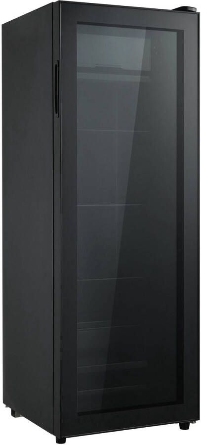 Merax Mini Koelkast met Vriesvak – 128L – Vrijstaand – Voor 94 Blikjes – Geruisloos & Energiezuinig – Zwart – LED Verlichting – R600a Koelmiddel